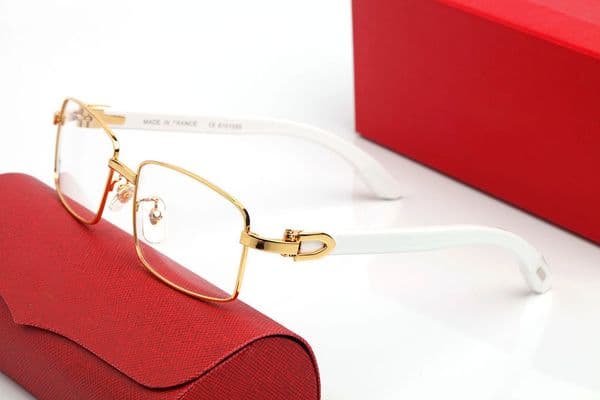 transparent designer sunglasses for women unisex mens buffalo horn glasses men woman full frame sport sunglass eyeglasses silver gold metal wood eyewear lunettes