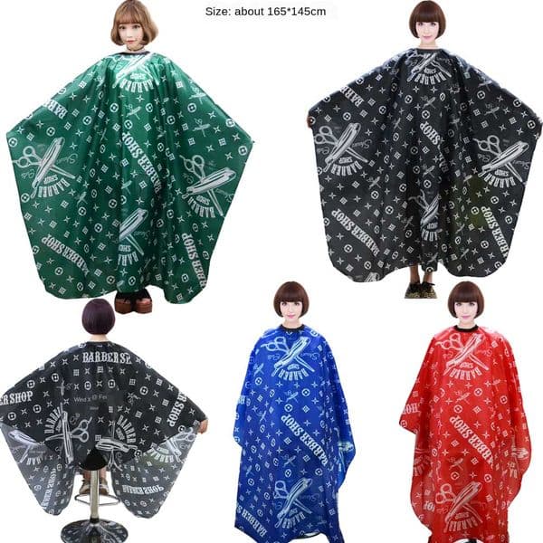 Hd Lace Wig Waterproof Salon Hairdressing Cape Apron Perm Shawl Hair Cutting woman Gown Cloth Barber Haircut Capes For Adult Curly