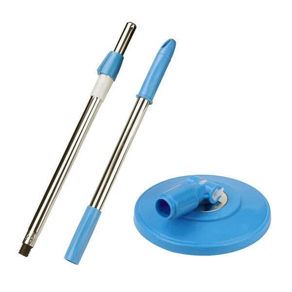 1pc Spin Mop Pole Handle Replacement for Floor Mop 360 No Foot Pedal Version Home Floor Cleaning Scraper for Home Office #15 LJ201130