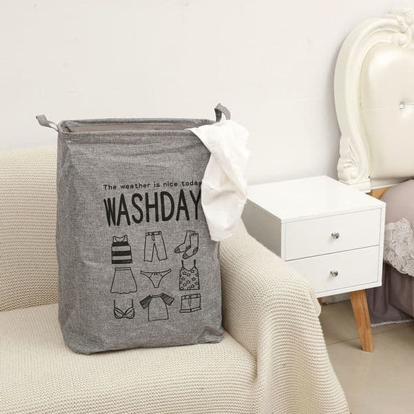 Large Folding Dirty Laundry Basket Organizer Toy Clothes Storage Basket Bucket Collapsible Drawstring Laundry Hamper With Handle LJ201204
