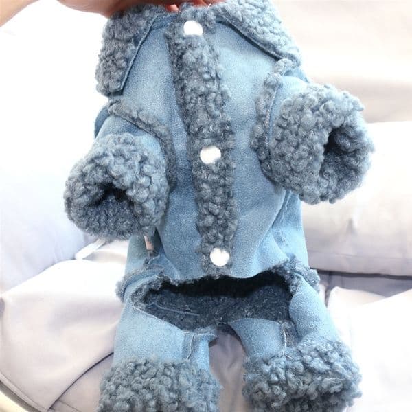 Thicken Pet Clothing Winter Dog Clothes Puppy Outfit Small Dog Jumpsuit Coat Jacket ropa para perro Poodle Pomeranian Schnauzer 201128