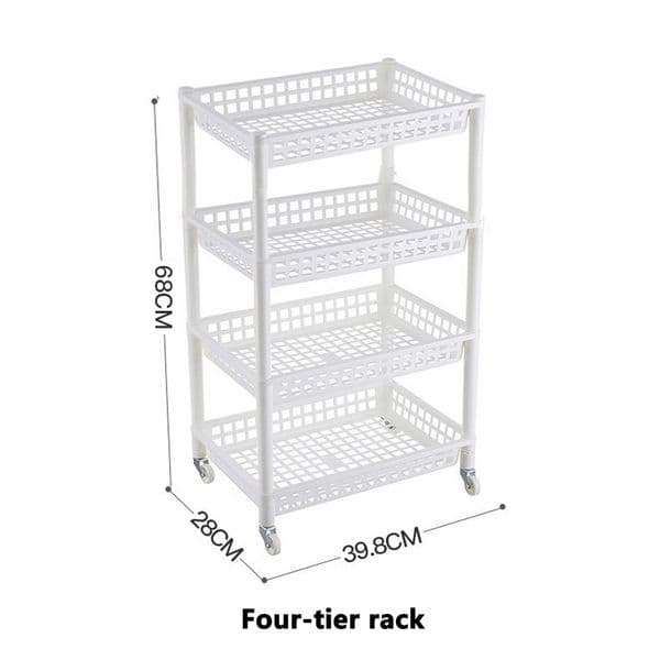 Designer Kitchen Goods h Storage Rack Shelf Wheeled Mobile Detachable Toilet Bathroom Makeup Finishing Cabinet Drawer Locker Free Shipping 7
