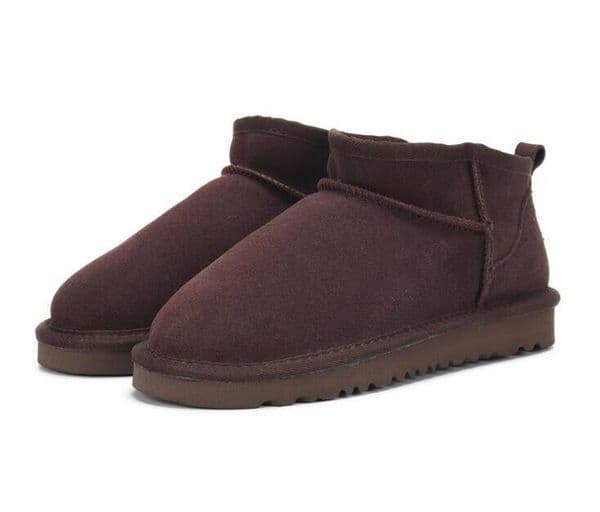 2022 Hot sell AUS women Ankle short snow boots keep warm boot Sheepskin Cowskin Genuine Leather Plush boots with dustbag card
