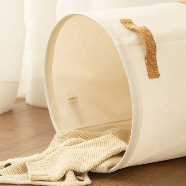 Waterproof Laundry Basket Kids Toy Clothes Organizer Storage Basket Large Cotton Linen Clothes Basket Home Sundries Storage Bin LJ201204