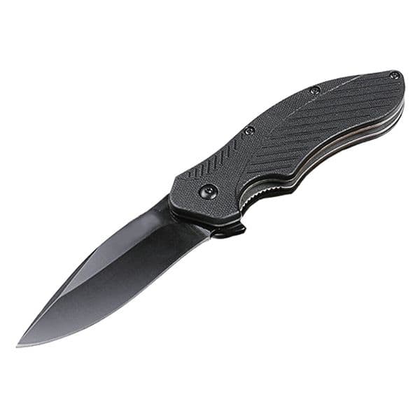 Assisted Opening Flipper Folding knife knife 8Cr13 Black Blade ABS handle H5345