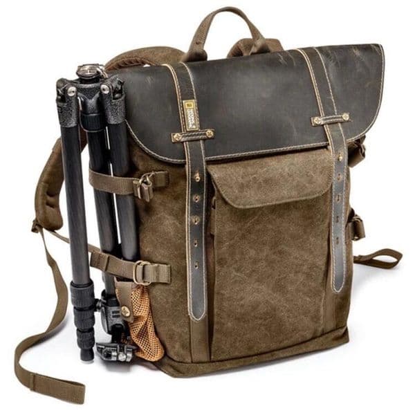 National Geographic Africa Collection NG A5290 A5280 Laptop Backpack SLR Camera Bag Canvas Leather Cover Photo Bag 201118