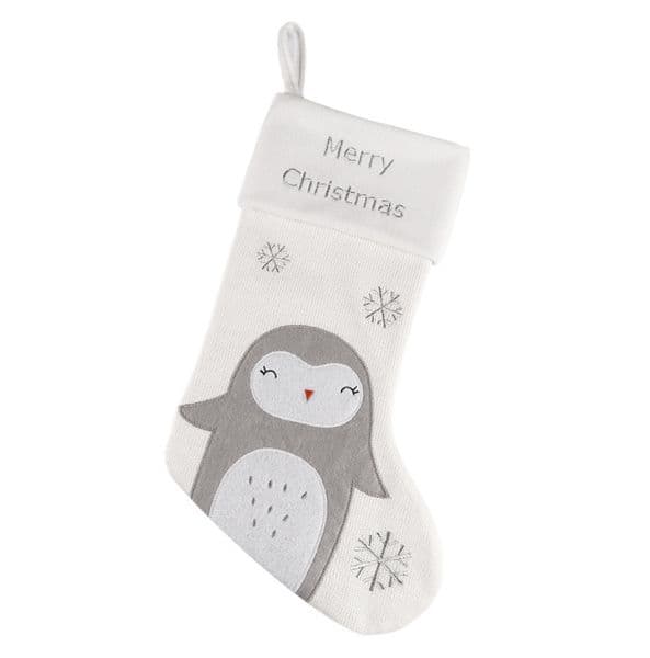 52CM Christmas Stocking Gift Candy Bag Snowman Penguin Elk Holiday Decoration