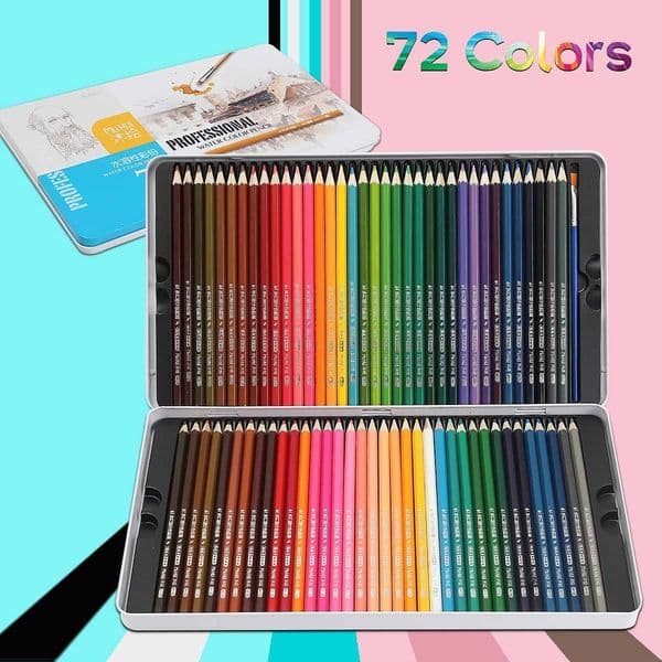 Colored Pencil Fine Art Lapis de cor 72 cores Profissional Colored Pencils 72 Lapis Artist Crayons Sketch Pencils Wholesale Y200709