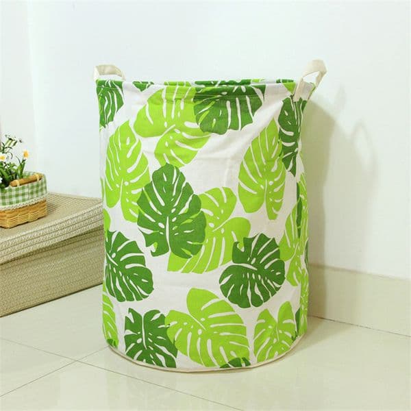 40*50CM Laundry Hamper Dirty Cloth Basket Printing Waterproof Washing Bag Foldable Storage Organizer Save Space Bathroom Home LJ201204