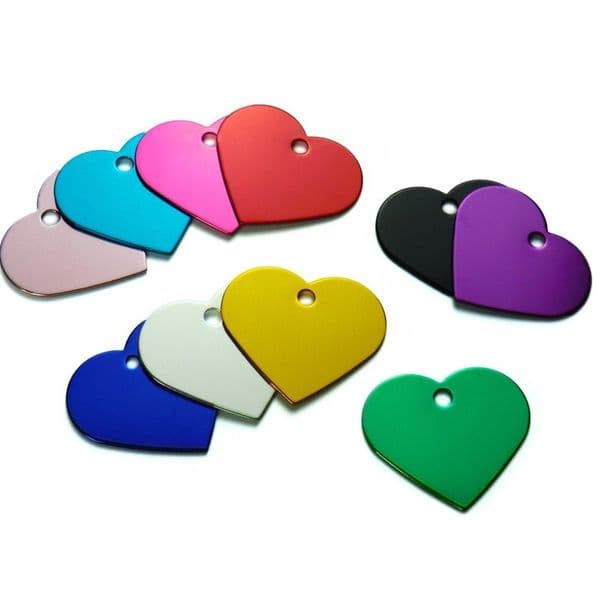 Wholesale 100Pcs Heart Love Personalized Dog Cat Pet ID Tags Customized Engraving Name Phone No. For Dog Pet ID Tag Accessories 210201
