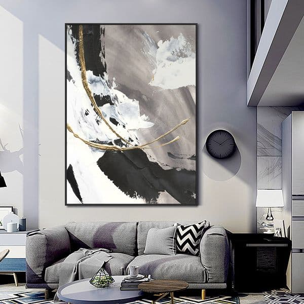 Wall paintings Hand painted Modern Abstract canvas Oil Paintings home Decoration Abstract Oil Painting wall picture Living Room LJ201128