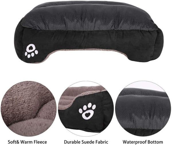 Big Large Dog Bed Super Soft Warm Pet Bed Suitable Rectangular Non-slip Bottom Washable Pet Bed Puppy Pad Cat Sleeping Dog Pad LJ201203