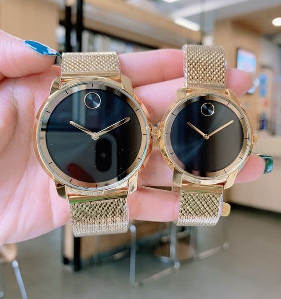 Wristwatches Men Women Watches Couple Watch Quartz Movement Stainless Steel Strap Waterproof Party Big 43mm Small 36mm