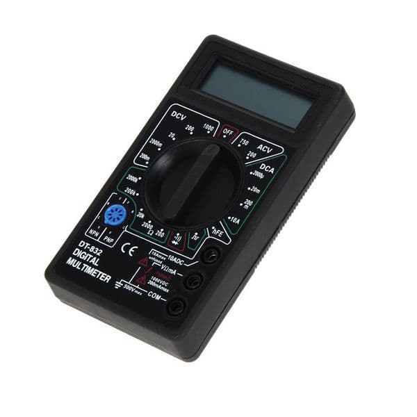 Digital Multimeter Tester LCD Mini Multimeter AC DC Voltmeter Ammeter Ohm Meter Auto Polarity Display ready to ship
