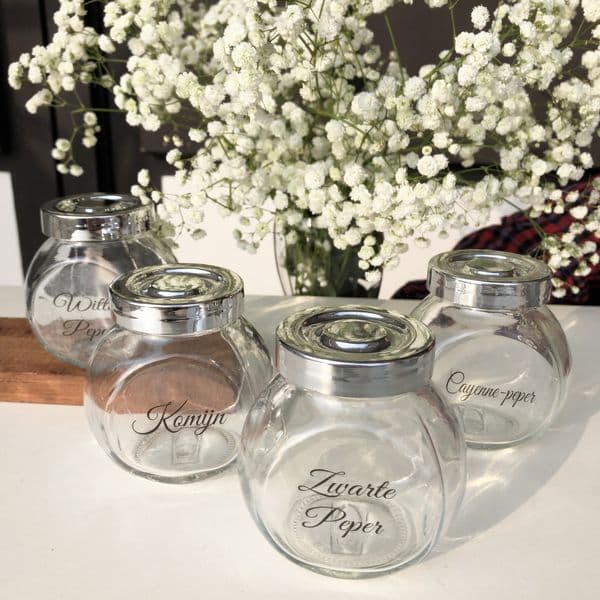 PRINTABLE PANTRY LABELS Kitchen Canister Labels Personalized 5cm Jar Decals bottle stickers ( Canister not included) LJ201128