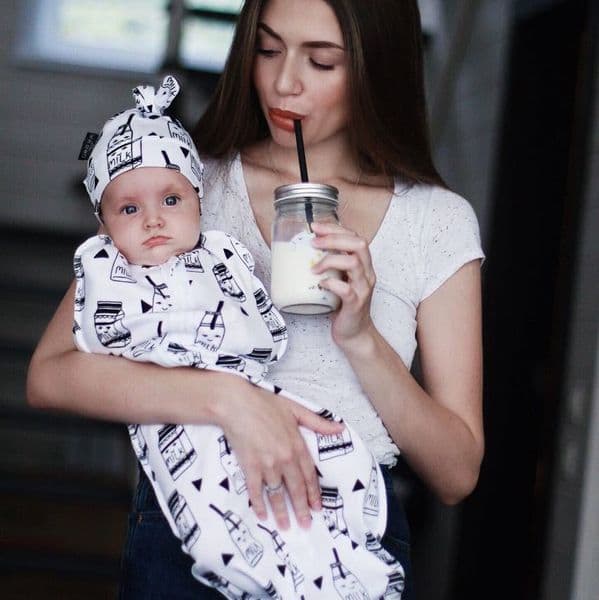 Infant 0-6M Newborn Baby Boys Girls Zipper Sleeping Bags Blanket Swaddle Muslin Wrap SwaddlingHat Flamingo Panda Banana L26