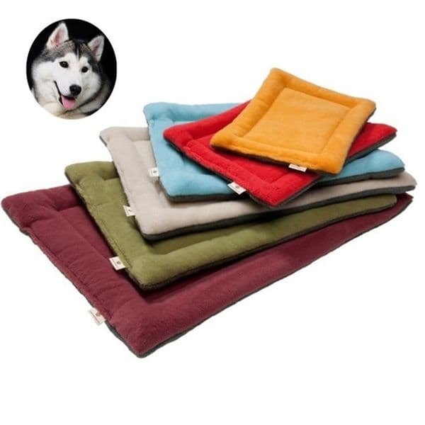 Soft Dog Bed Mat Pet Cushion House for Cats Warm Dog Blanket Solid Fleece Lounger Bed for Small Medium Large Dogs Pet Products 201126