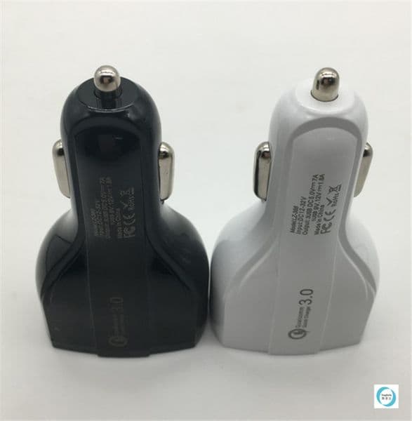 Multi-port flash 3.5A 3-Port USB Fast Rapid Car Charger Adapter Type C Port Charging for Mobile Phone for iphone for smart phones Free Ship