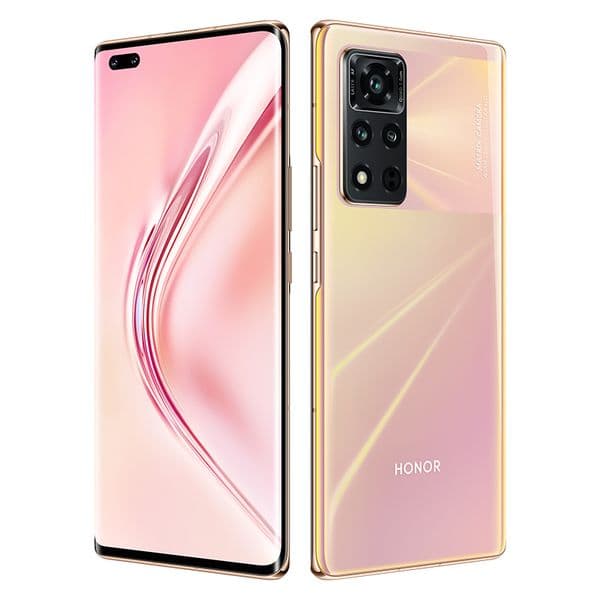 Original Huawei Honor V40 5G Smart Mobile Phone 8GB RAM 128GB 256GB ROM MTK Dimensity 1000+ 50.0MP NFC 4000mAh Android 6.72" OLED Full Screen Fingerprint ID Face Cell Phone