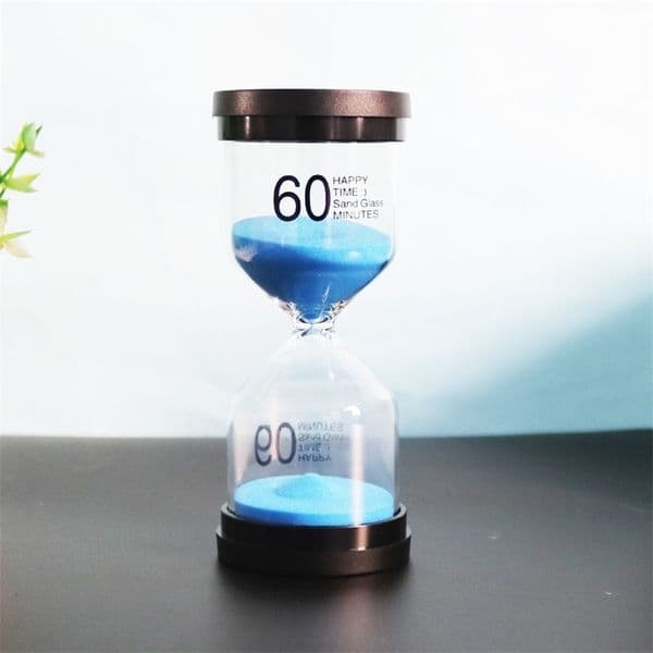 45/60 Minutes Sand Timer Glass Hourglass Kids Gift Sand Watch Clock Hourglass Kitchen Timer Home Decoration Accessories LJ201212