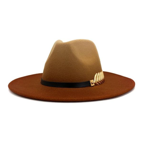 2021 Spray-painted Woolen Jazz Hat European US Fashion Lovers Women Men Flat Large Brim Party Gradient Fedora Hats
