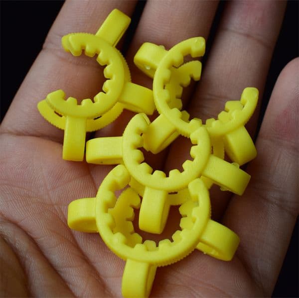 10mm 14mm 19mm Plastic Keck Clip for Bong Adapter Downstem Water Pipes Manufacturer Laboratory Lab Clamp Nectar Collector Colorful Clips