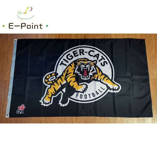 Canada CFL Hamilton Tiger-Cats Flag 3*5ft (90cm*150cm) Polyester flag Banner decoration flying home & garden flag Festive gifts