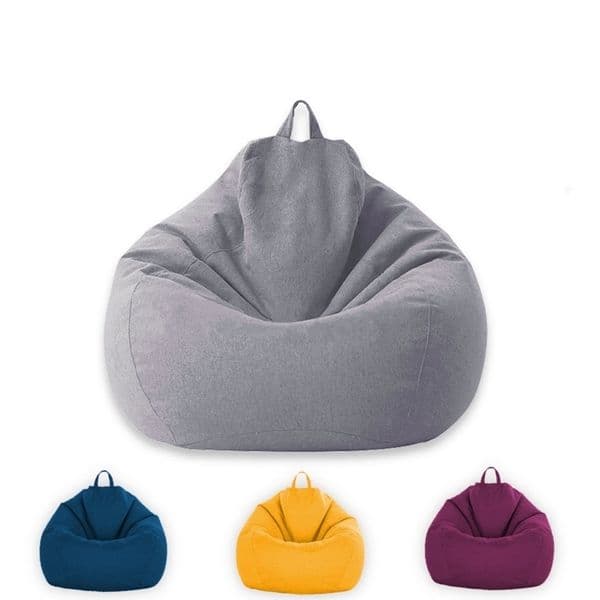 Sofa-Cover New Lazy BeanBag Sofas Cover without Filler Lounger Seat Bean Bag Puff asiento Couch Tatami Chairs Covers LJ201216