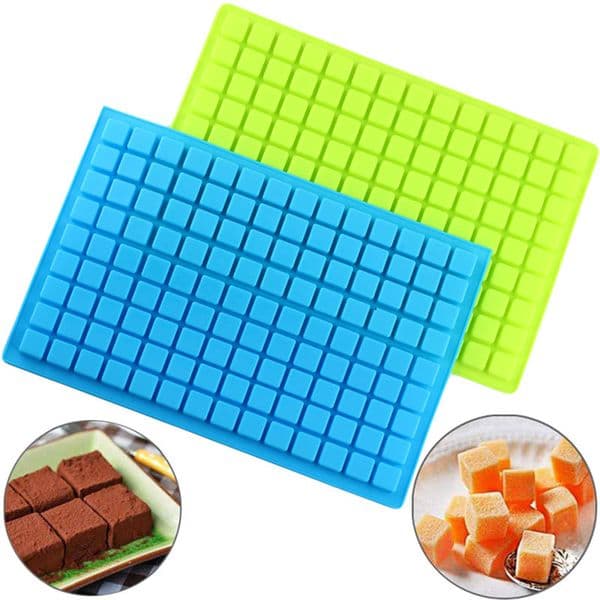 126 Grids Silicone Ice Cubes Moulds Frozen Mini Food Grade Ice Tray Fruit Maker Bar Party Pudding Tool Kitchen Accessories XG0292