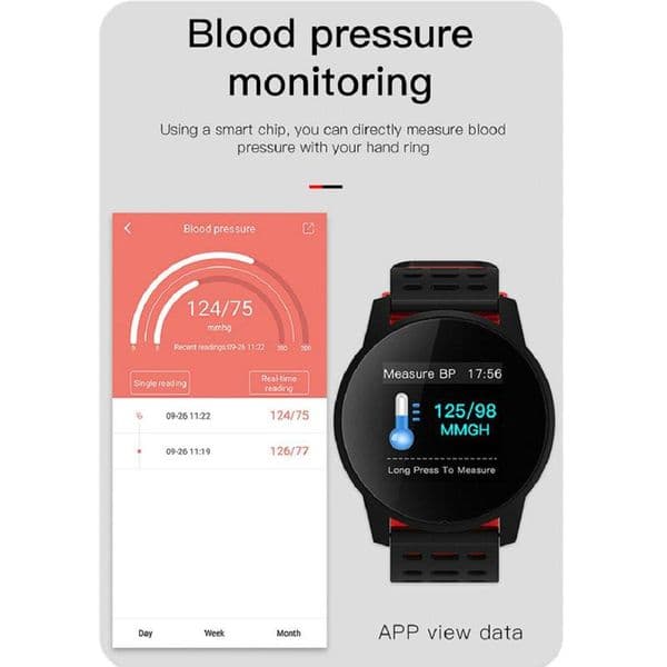 Color Exercise Smart watch Wristband Sports Watch Blood Pressure Heart Rate Fitness GPS Tracker Smartbands Waterproof Bluetooth intelligent Bracelet TB2