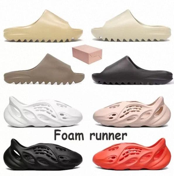 2021 Slippers Slide Men Women Bone Triple Black Soot Core Desert Sand Tan Earth Brown Resin Ararat Mens Outdoor San rBx with box c1DO#