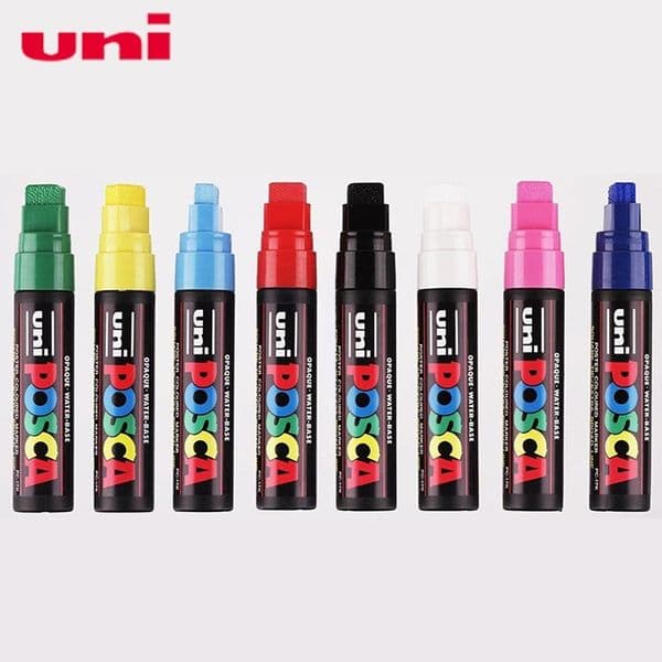 One Piece Uni Posca PC-17K Paint Marker Pen-Extra Broad Tip-15mm 8colors available rotulador Y200709