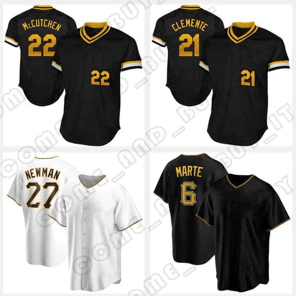 21 Roberto Clemente Jersey Bryan Reynolds Pirates Kevin Newman Pittsburgh Willie Stargell Baseball Anthony Alford Wil Crowe Taylor Davis Jerseys Michael Perez