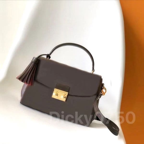 luxury designer bags croisette women handbag messenger shoulder bag damier macrame flap plaid tassel handel fashion satchel lady presbyopic package M41581