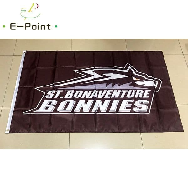 NCAA St. Bonaventure Bonnies Flag USA Sports 3*5ft (90cm*150cm) Polyester Banner decoration flying home & garden Festive gifts
