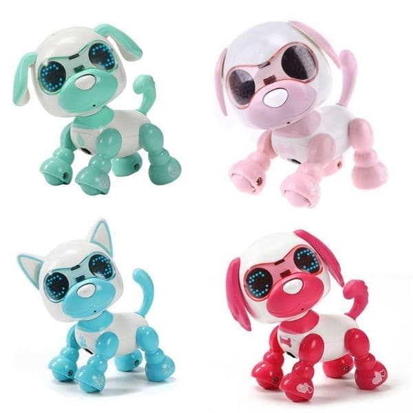 Robot Dog Robotic Puppy patrol Preschool Interactive Toy Birthday Gifts Christmas Present Toy Pet kid Gift They will even bark LJ201105