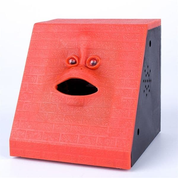 New Creative Piggy Bank Human Face Money Eating Box Saving Box Coins Box Money Coin Saving Bank For Children Gift Machine 2020 LJ201212
