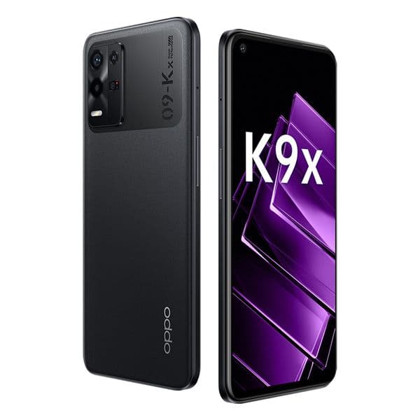 Original Oppo K9x 5G Mobile Phone 8GB RAM 128GB 256GB ROM Octa Core MTK Dimensity 810 Android 6.49" 90Hz LCD Full Screen 64.0MP AI 5000mAh Fingerprint ID Smart Cellphone