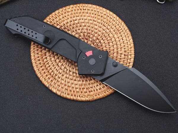 Special Offer MF1 Survival Tactical Folding Knife N690 Black knife Drop Point Blade CNC 6061 T6 Handle Pocket Knives With Retail Box