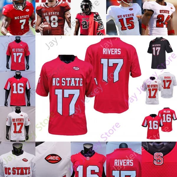 NC State North Carolina Wolfpack NCAA College Football Jersey Devin Carter Tabari Hines Angeline Acceus McNeill Hockman Brissett Chubb Holt