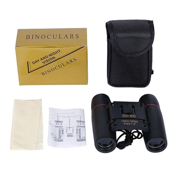 Day Night Vision Hd High Power Mini Zoom Telescope About 30X60 Folding Binoculars For Outdoor Bird Watching Travelling Camping 800-1000M Binocular Telescopes