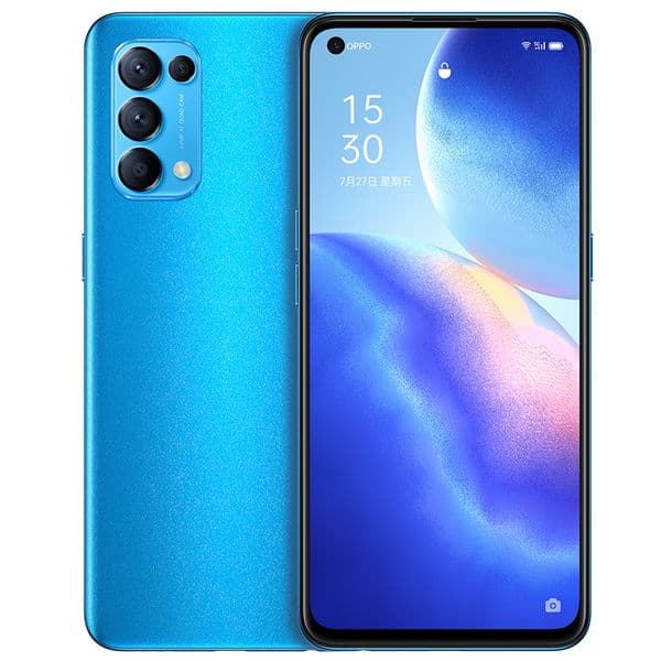 Original Oppo Reno 5 5G Mobile Phone 12GB RAM 256GB ROM Snapdragon 765G Octa Core 64MP OTG 4300mAh Android 6.43" OLED Full Screen Fingerprint ID Face Smart Cell Phone