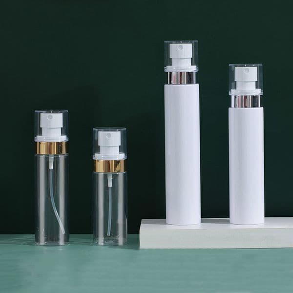wholesale PET Plastic Perfume Cosmetic Containers Spray Pump Bottles Travel Portable Sub Bottle 60ml 80ml 100ml 120ml