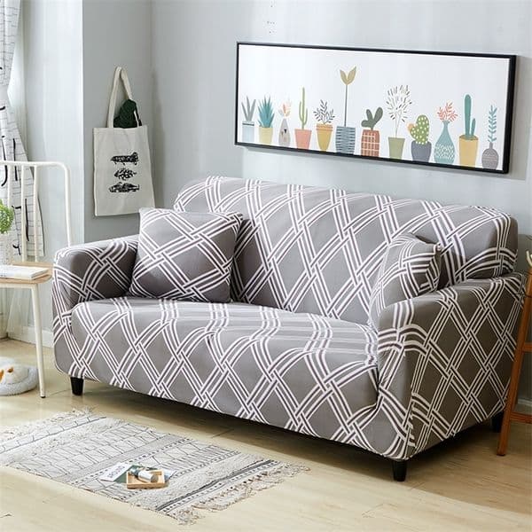 Modern Elastic Sofa Cover for Living Room Spandex Sofa Slipcovers Tight Wrap All-inclusive Couch Cover Furniture Protector LJ201216