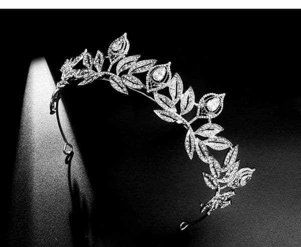 Ice with VVS moissanite Vintage Baroque Bridal Accessories Prom Headwear Stunning Sheer Crystals Wedding Tiaras And Crowns