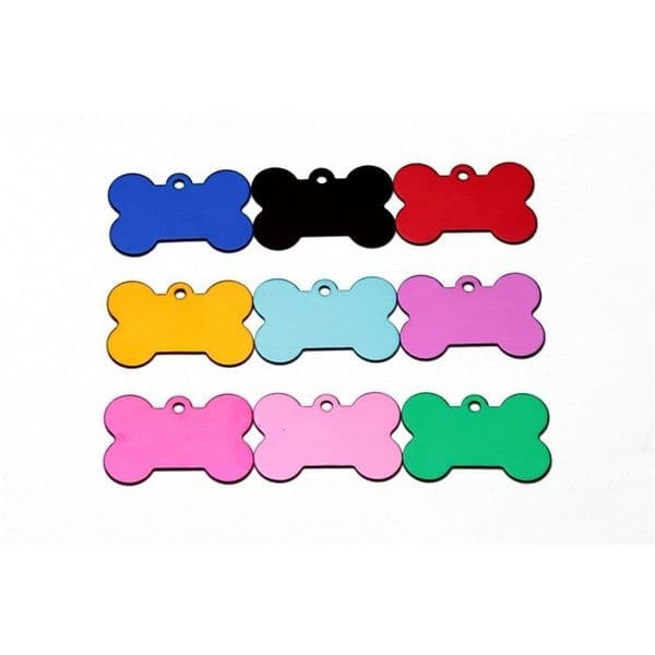 50 pcs/lot Personalized Engraved Pet Blank DIY ID Bone Dog Cat Name Charm Tag Dog Cat ID Tags Pendant 10 colors 201127