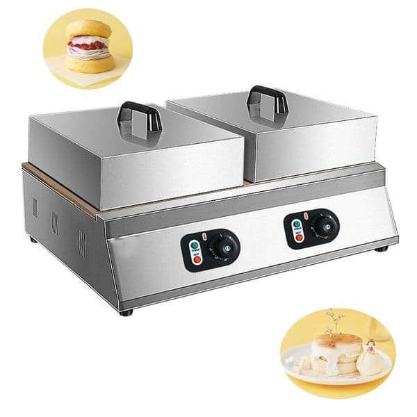 Double plate souffle machine 110v 220v Japanese fluffy souffle pancake machine Soufflé souffle cake baking pan