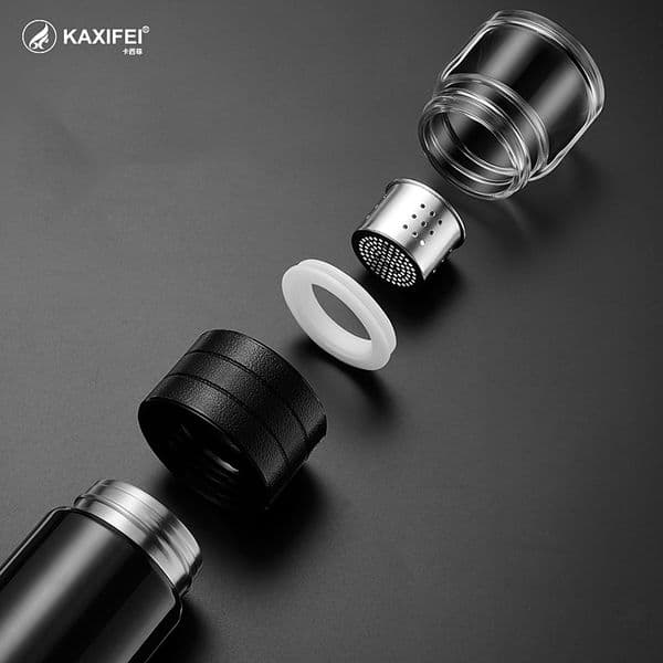 2020 Glass Tea Thermos Vacuum Cup Stainless Steel Thermoses Tea Mug Cup Thermos Thermoscup Tea Infuser Thermal Cup LJ201221