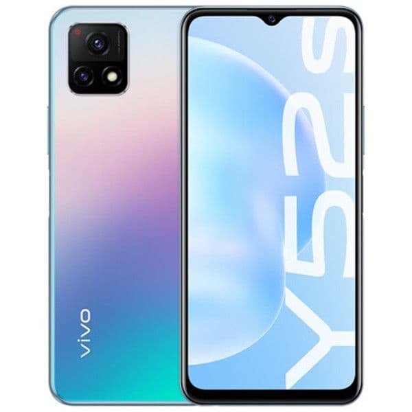 Original Vivo Y52s 5G Mobile Phone 8GB RAM 128GB 256GB ROM MTK Dimensity 720 Octa Core Android 6.58" Full Screen 48MP OTG 5000mAh Fingerprint ID Face Wake Smart Cell Phone