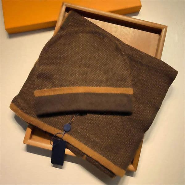 Luxury Scarves Sets colors High Quality Men And Women Designers Hat Scarf Sets Warm European High-end Hats Scarfs Fashion Accessories OPOP